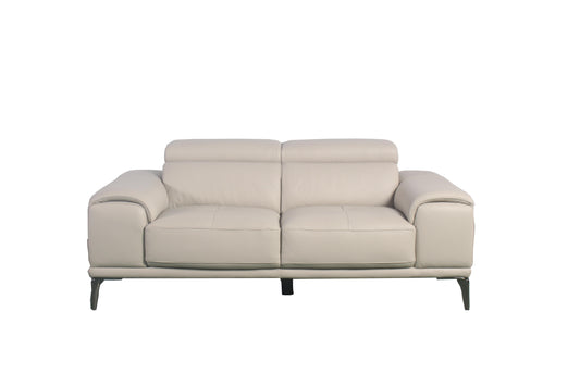 Violet 2 Seater Leather Lounge