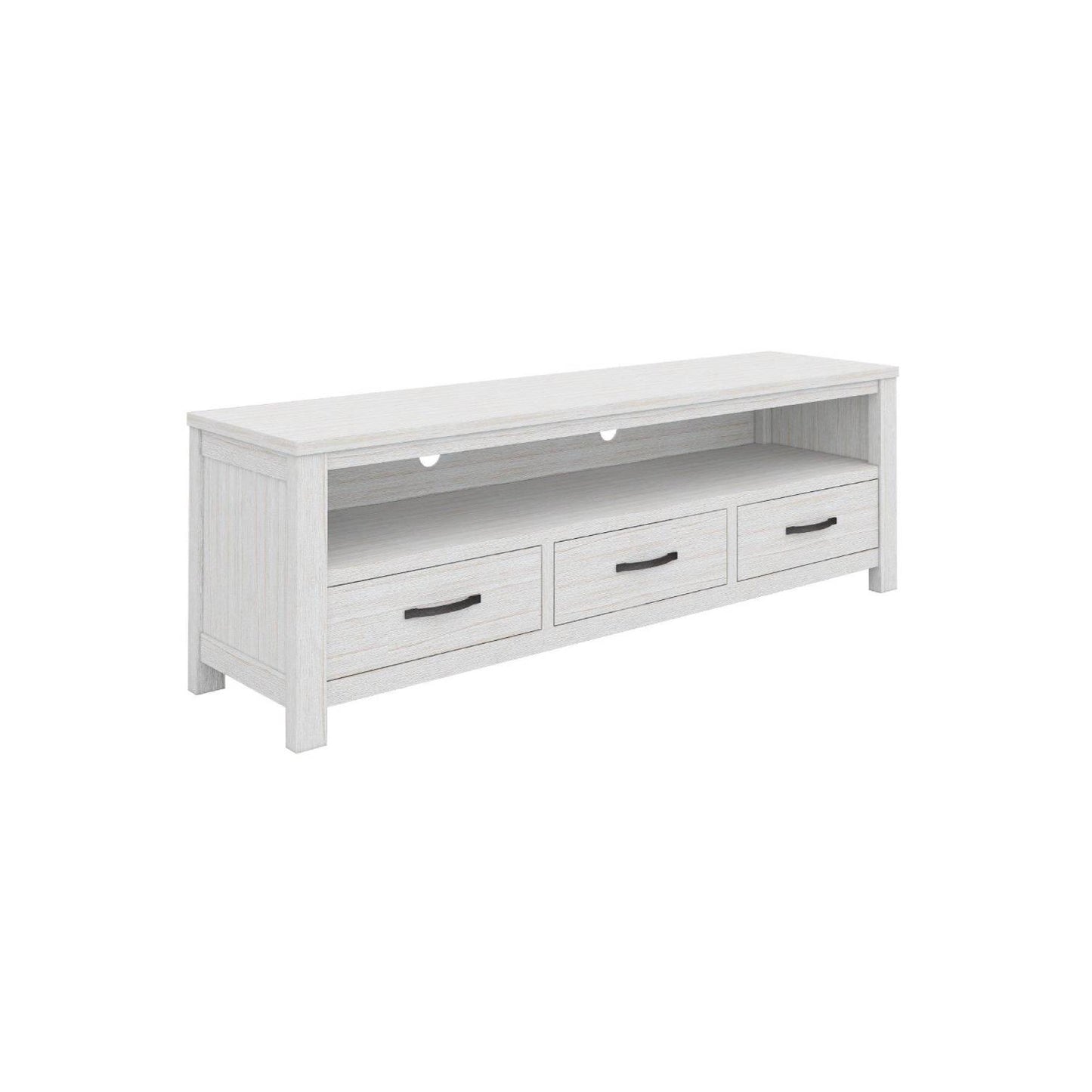 Florida Whitewash TV Unit Medium