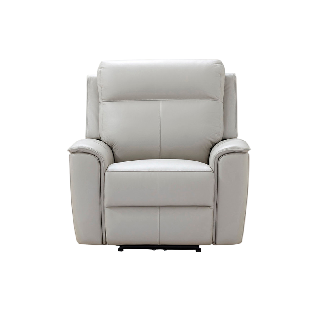 Justin Cream Single Seater Electric Leather Recliner