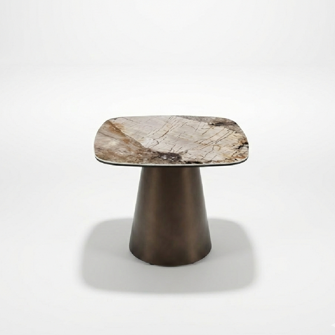 Lokki Bronze and Ceramic Lamp Table
