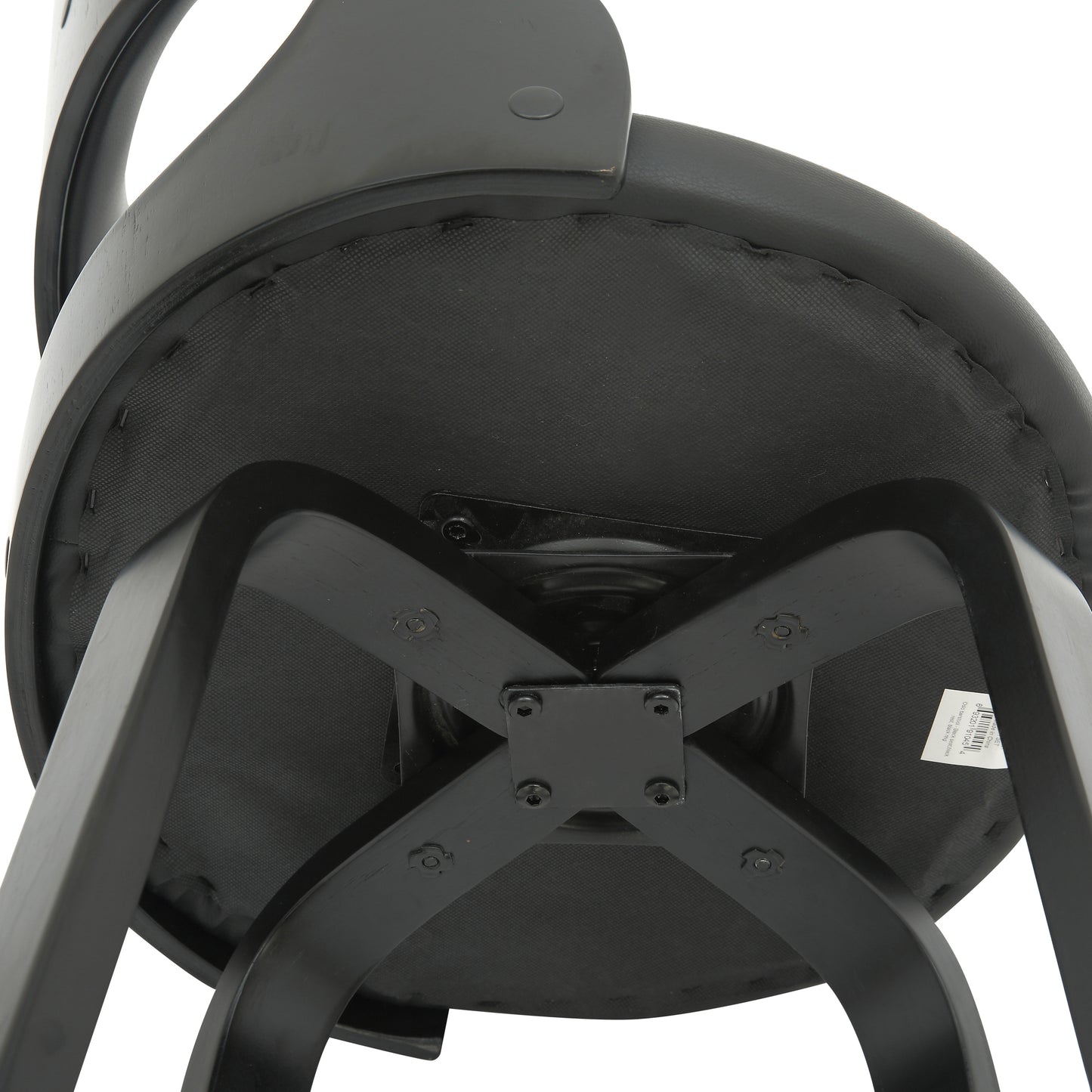 Oslo Full Black Bar Stool in 72cm Heigh