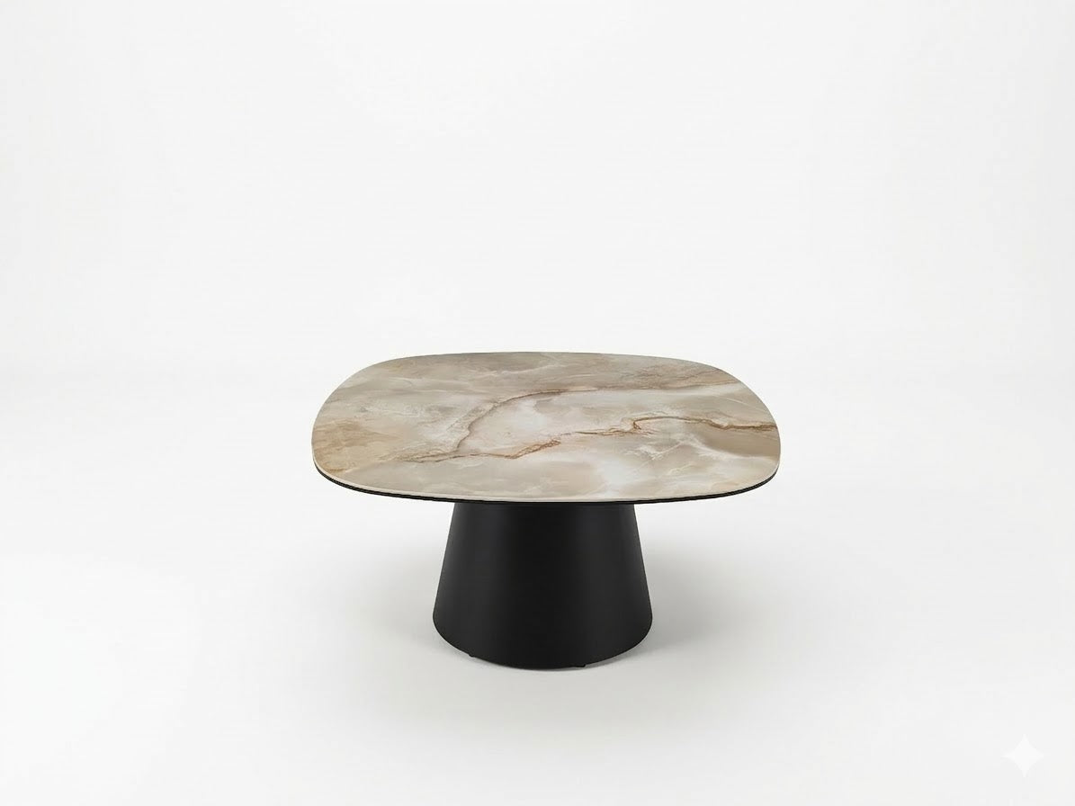 Riva Gloss Ceramic Glass top Coffee Table