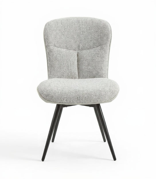 Bertini Grey Fabric Dining Chair