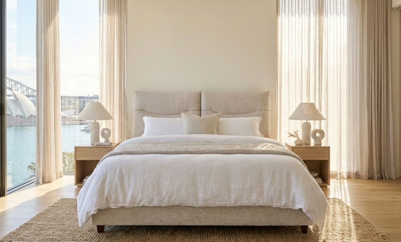 Derby Fabric Bed