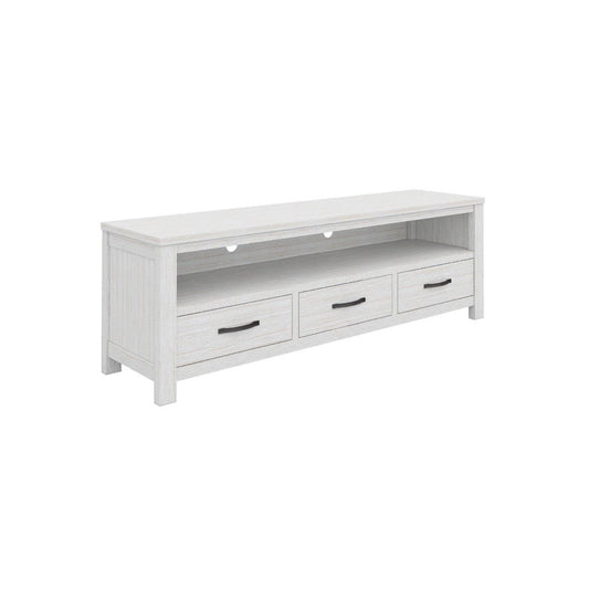 Florida Whitewash TV Unit Medium