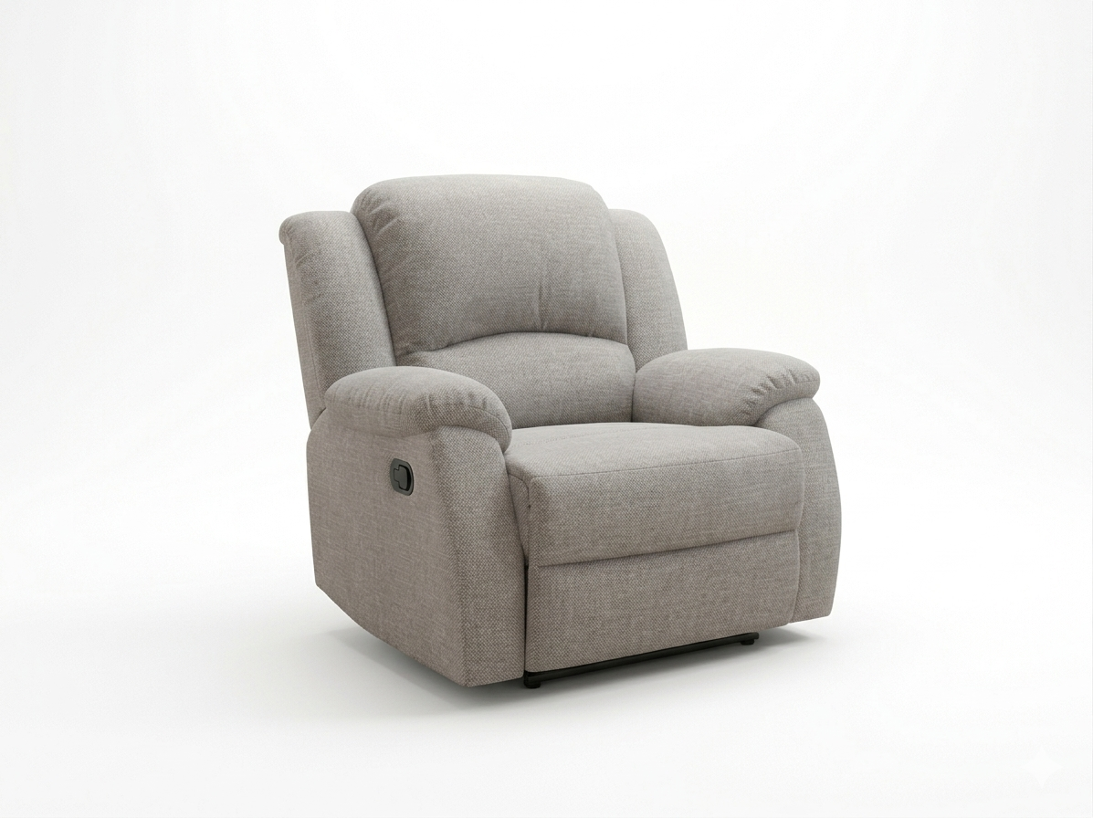 William Fabric Manual Recliner