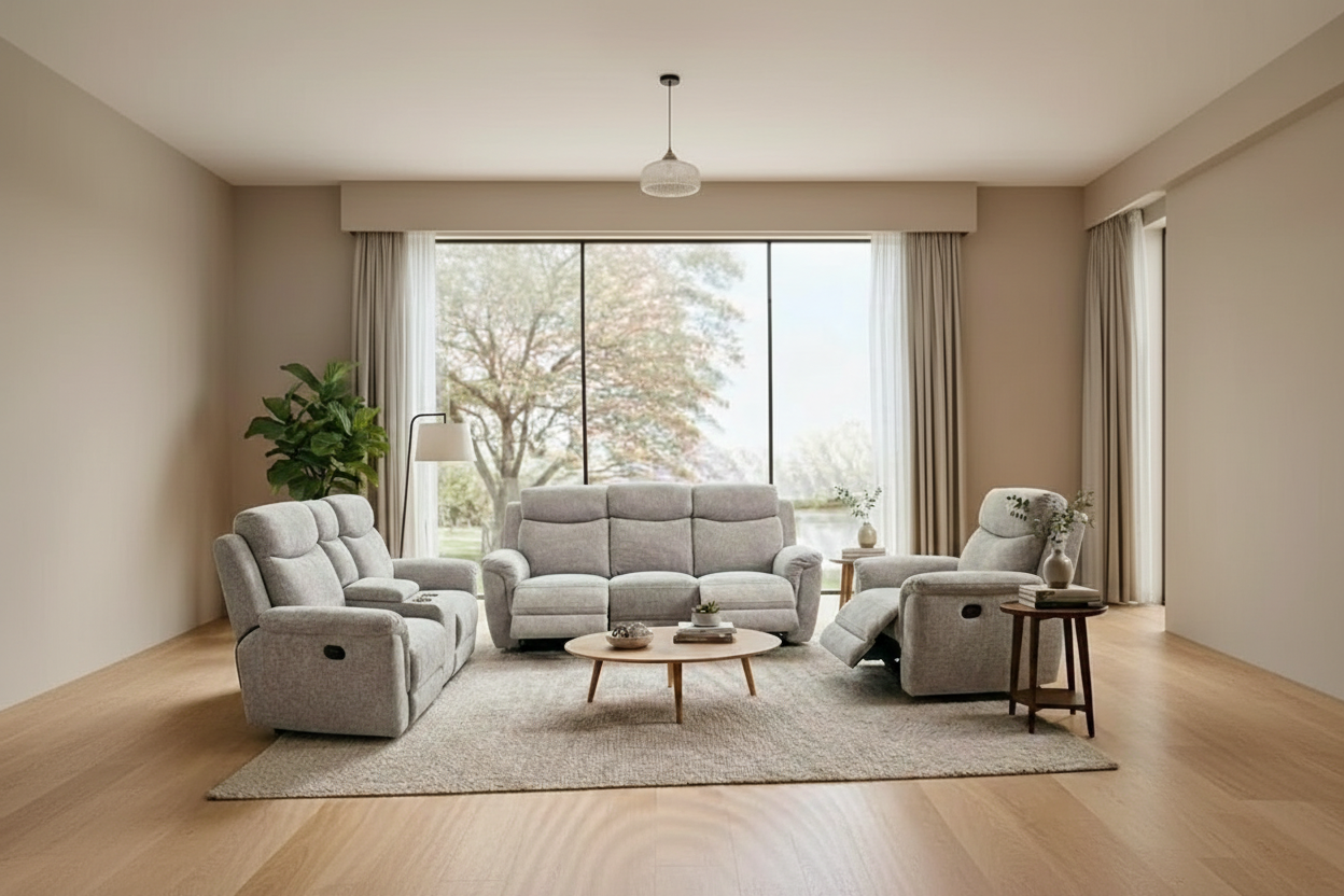 Amiri Fabric Recliner Sofa