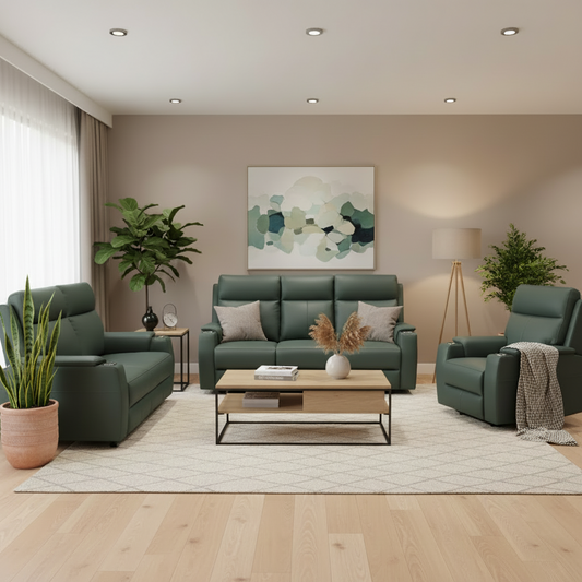 Jaeger Leather Electric Recliner