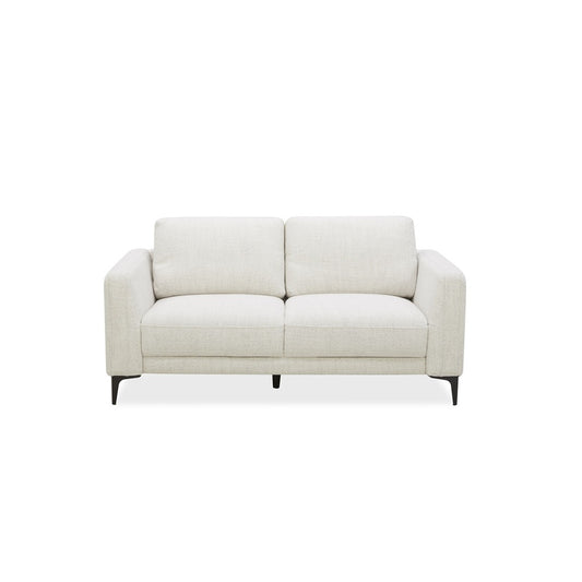 Turin 2 Seater Fabric Sofa in Light Grey Color
