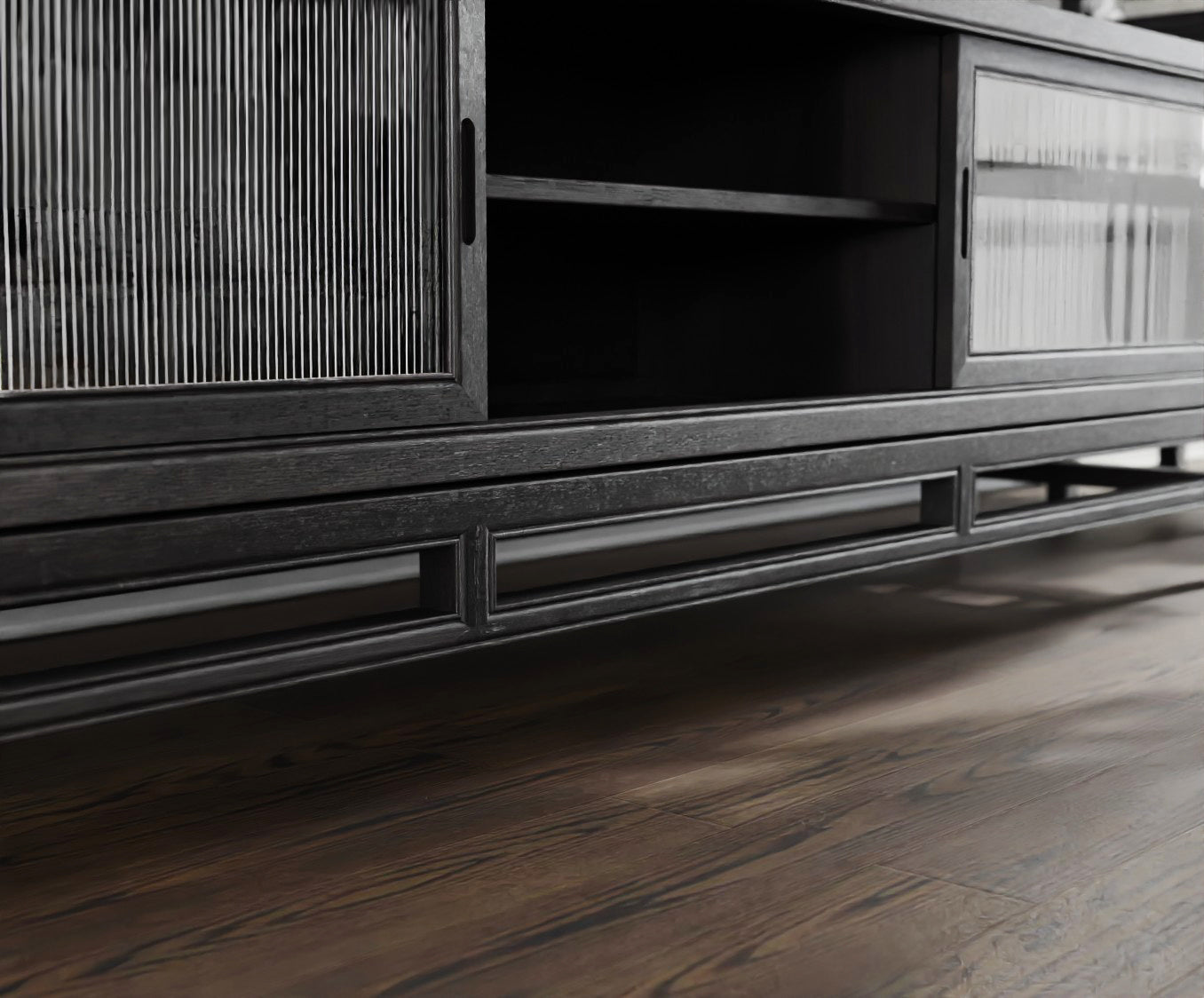 Hei Black TV Unit