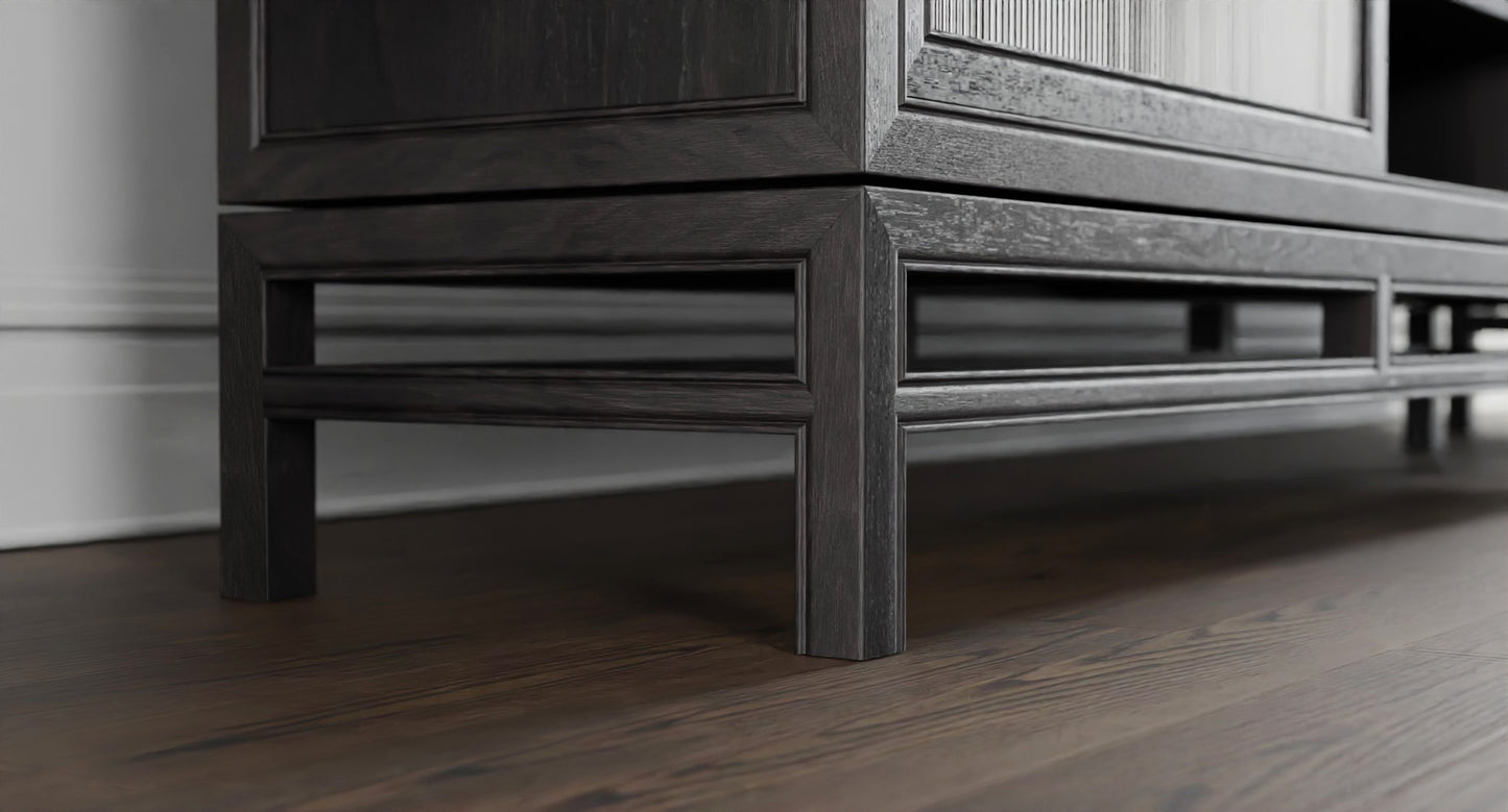 Hei Black TV Unit