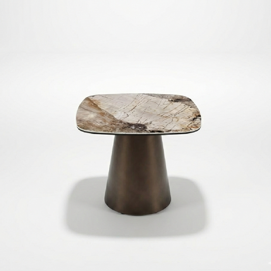Lokki Bronze and Ceramic Lamp Table