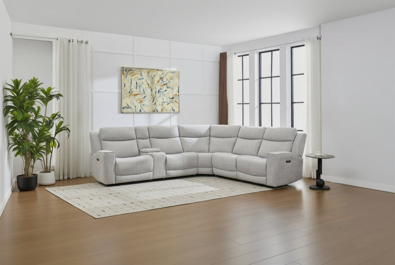 Olsen Fabric Corner Recliner Lounge