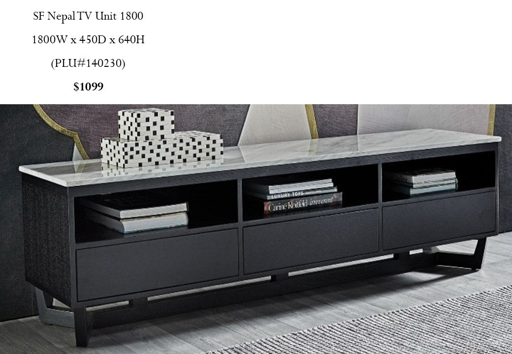 Nepal Stone Top TV Unit Medium