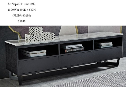 Nepal Stone Top TV Unit Medium
