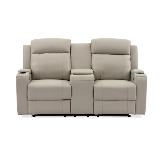 Naples 2 Seater Electric Leather Recliner
