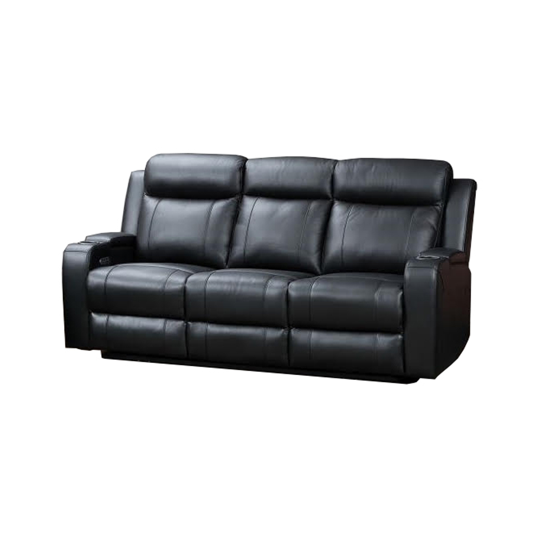 Naples 3 Seater Electric Leather Recliner