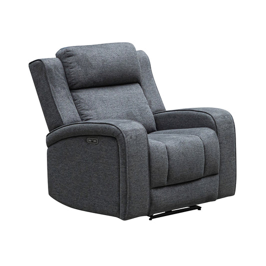 Romeo Single Seater Fabric Electric Recliner in Dark Grey