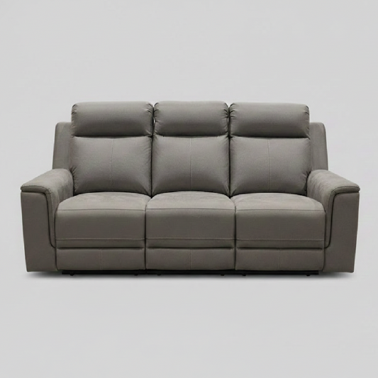 Sinclair 3 Seater Fabric Electric Recliner - Triple Motor