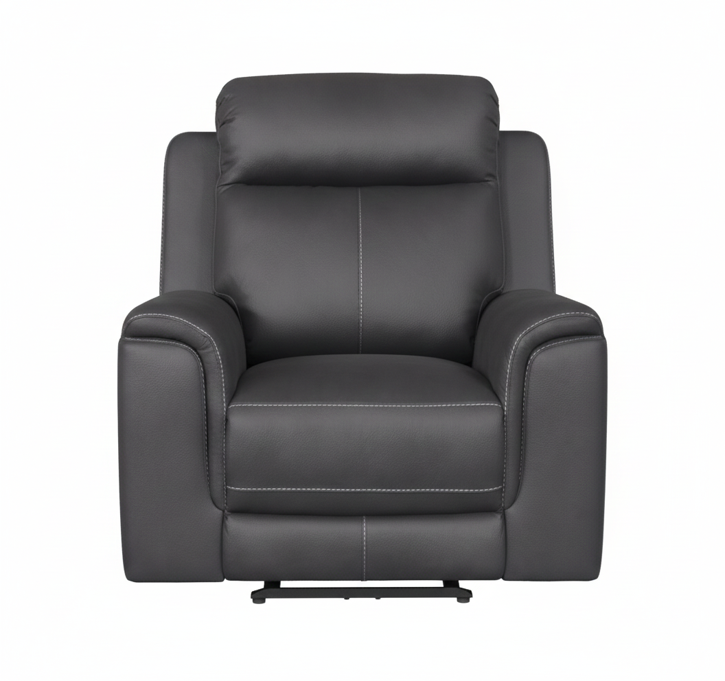 Sinclair Single Seater Fabric Electric Recliner - Triple Motor