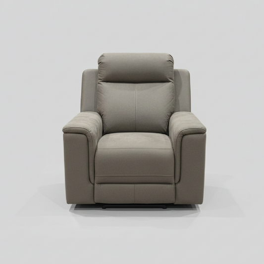 Sinclair Single Seater Fabric Electric Recliner - Triple Motor
