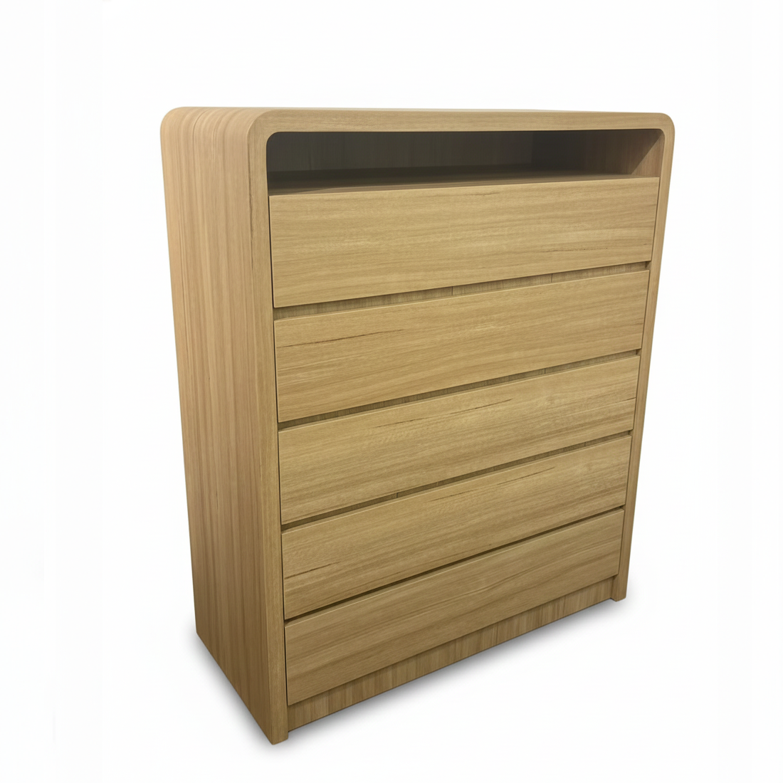 Trendy Oak Timber Tallboy