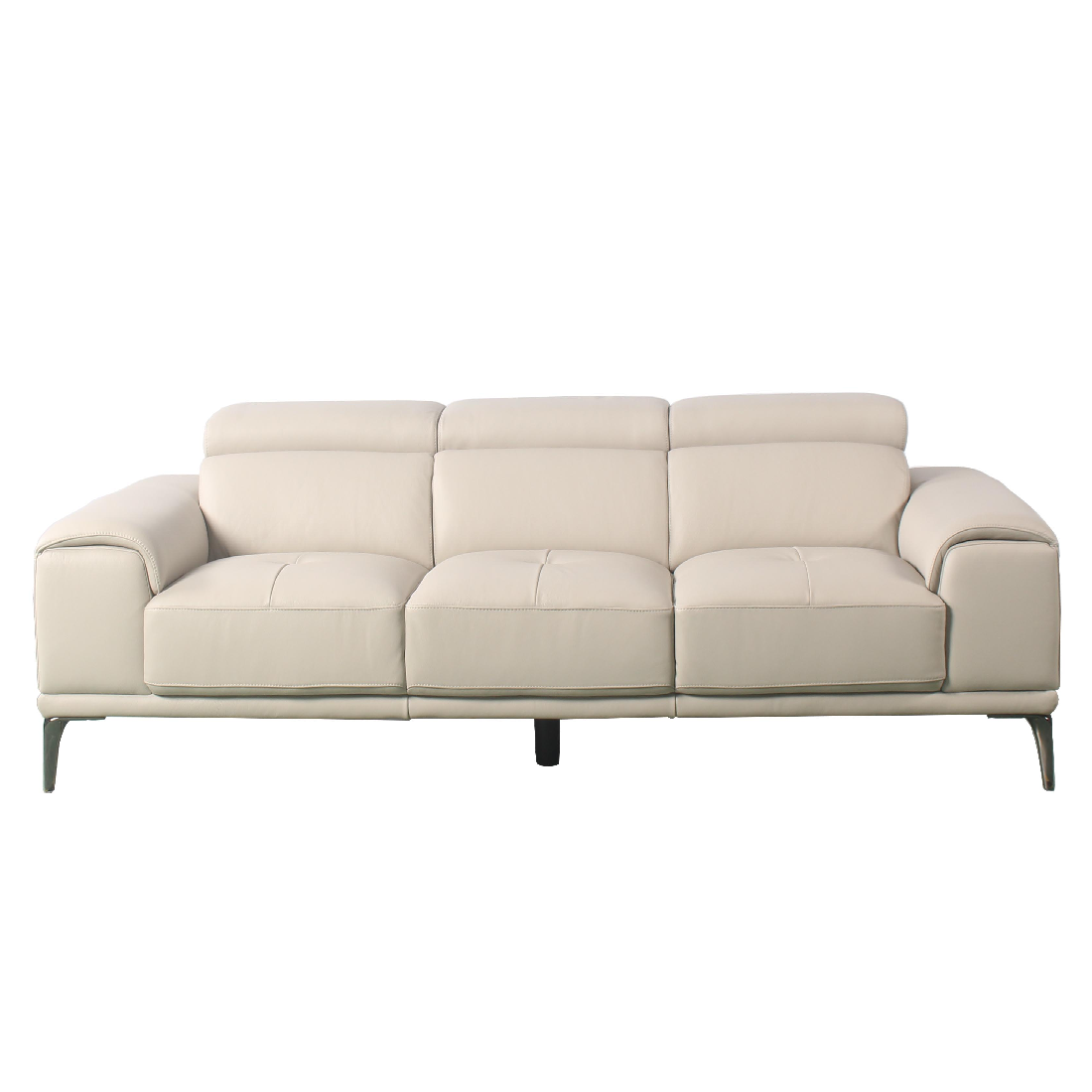 Violet 3 Seater Leather Lounge
