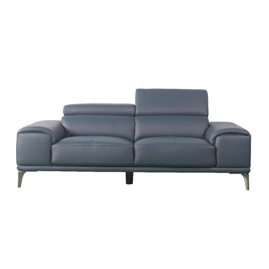 Violet 2 Seater Leather Lounge