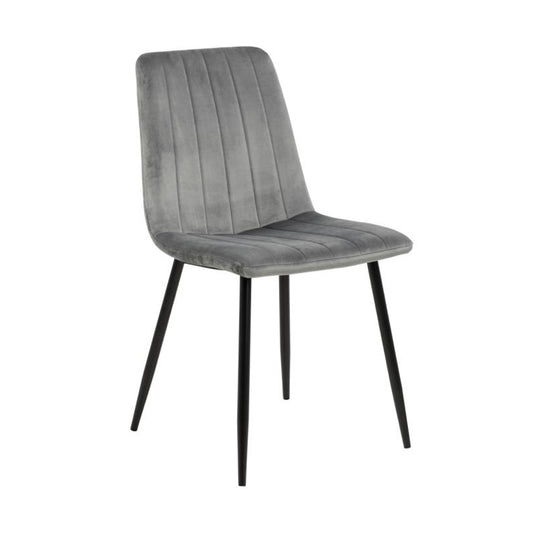 Winnie Dark Grey Fabric Dining Chair