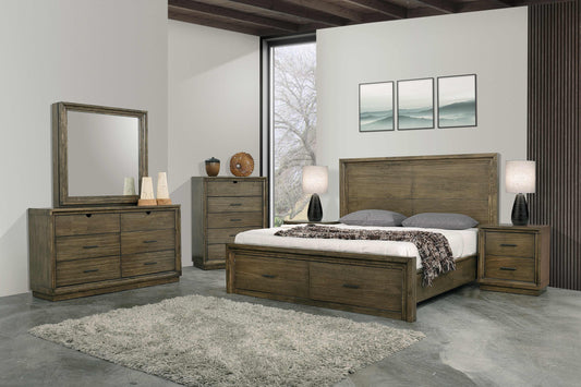 Zackary Timber King Bed
