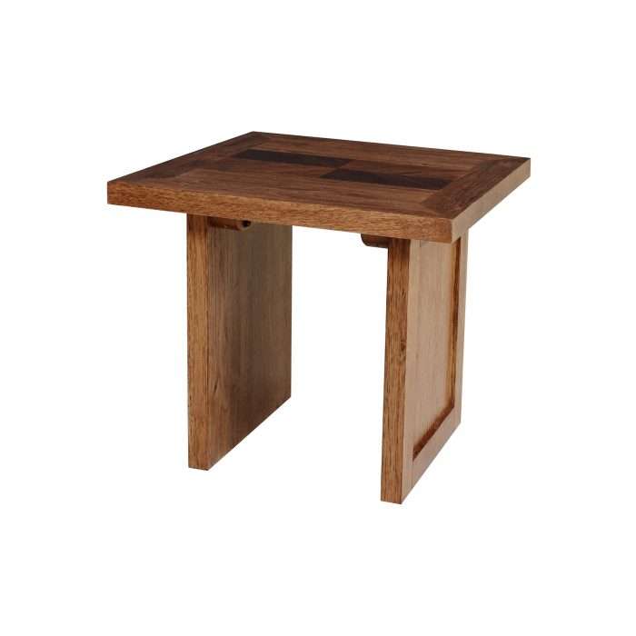 solid timber lamp table