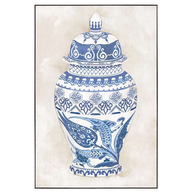 Nf Shellcove Vase Painting 60x90cm Pa546 